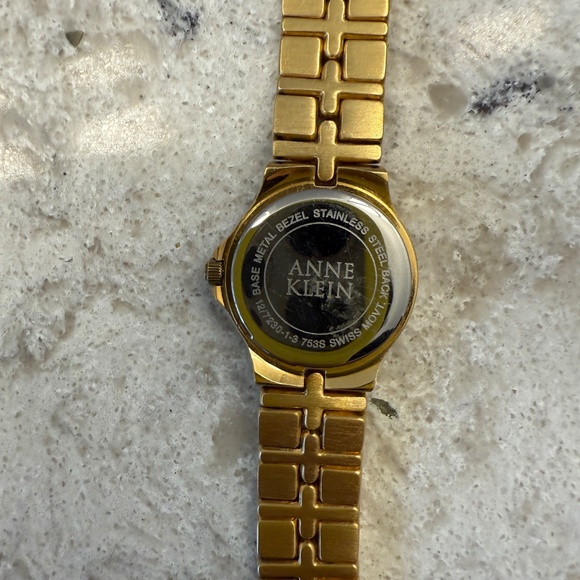 Pre-Owned Anne Klein Diamond Swiss Watch Ladies stainless back - Picture 10 of 10